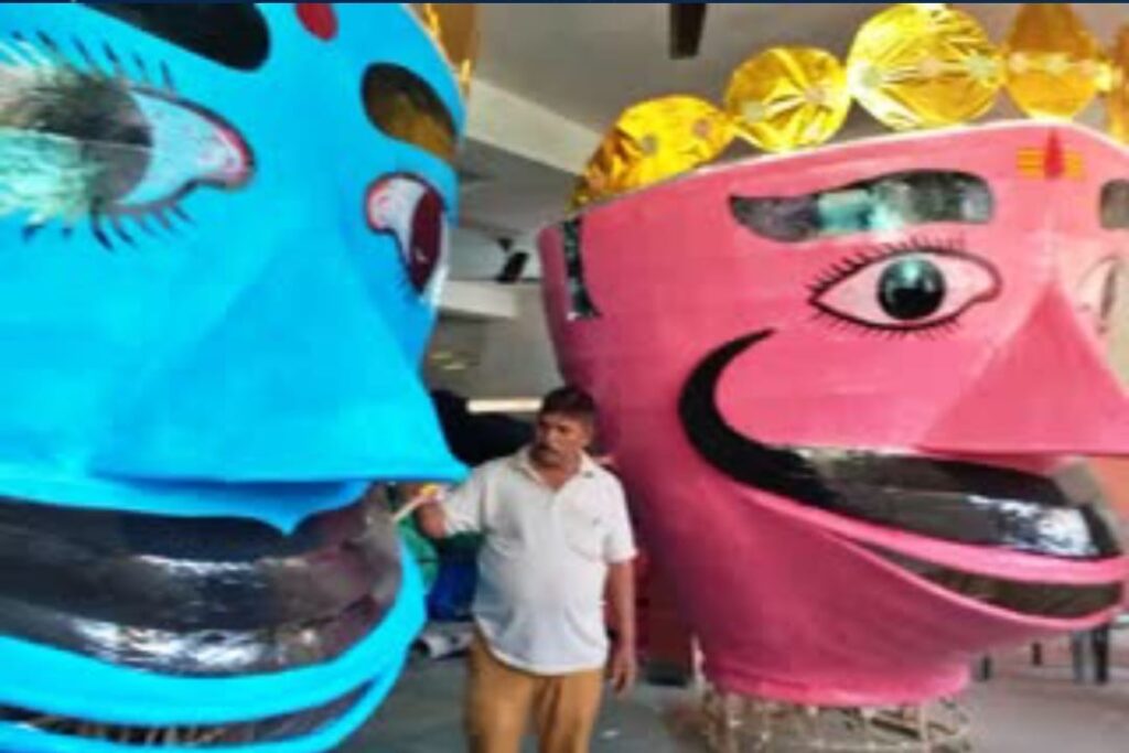 CM Hemant Soren will kill 70 feet high Ravana made by Muslim tomorrow.