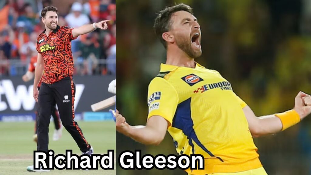 मुंबई इंडियंस के नए खिलाड़ी Richard Gleeson IPL 2025 प्लेऑफ से पहले टीम में शामिल होते हुए।