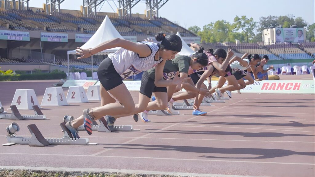 रांची में एथलेटिक्स में लहराया तिरंगा