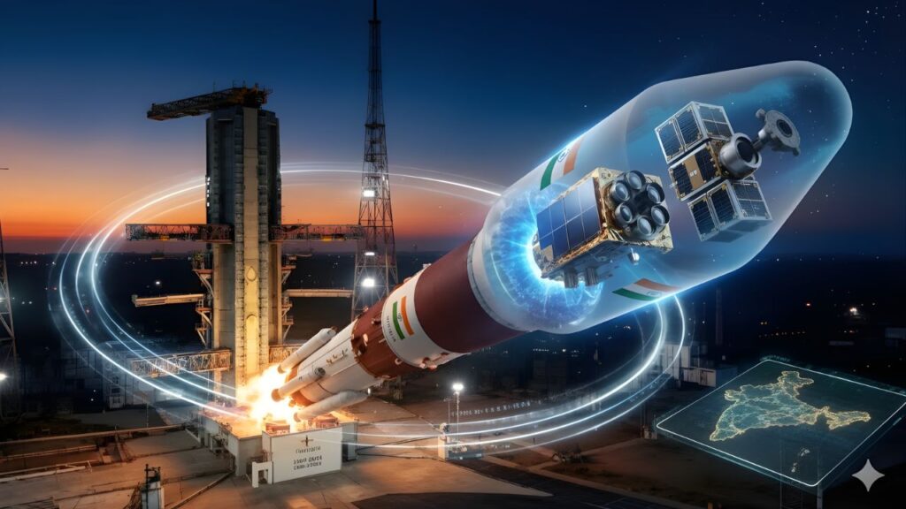 ISRO PSLV-C62 Mission Update, Anvesha Satellite Fail, ISRO News 2026 Hindi, PSLV C62 Launch Failure Reason,