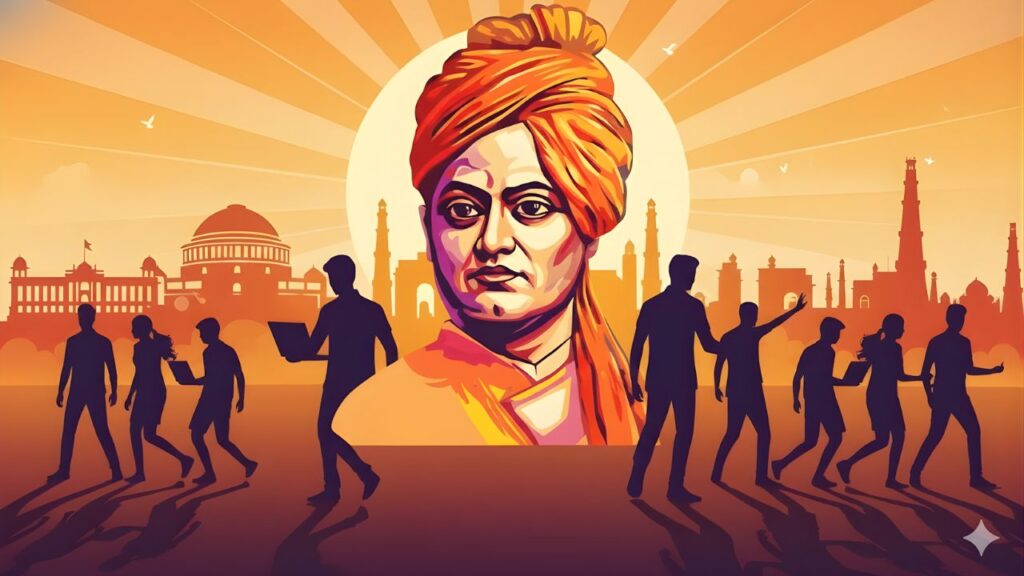 #NationalYouthDay, #SwamiVivekananda, #ViksitBharat, #YouthPower, #NationalPride