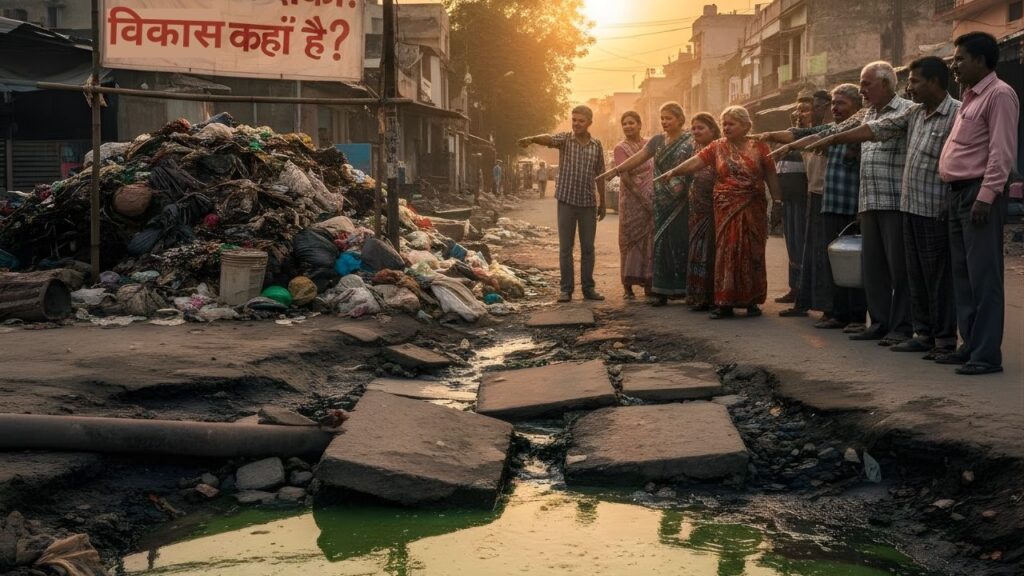 ranchi, ward51, devinagar, hesag, hatia, ranchi news, jharkhand news, civic issues, water problem, pipeline issue,