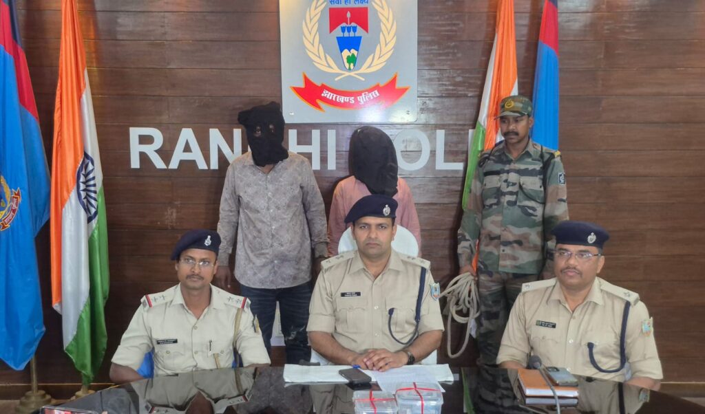 Ranchi Titos Restaurant murder case scene showing injured gang members with police encounter background and crime investigation visuals