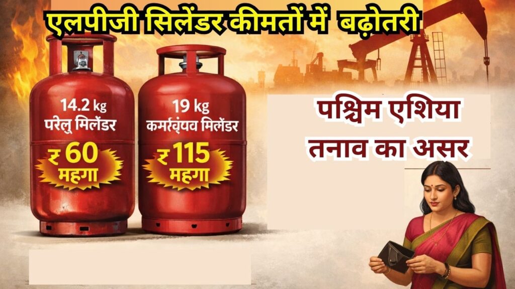 झारखंड में एलपीजी सिलेंडर की नई कीमतें, 14.2kg घरेलू सिलेंडर ₹970.50 और 19kg कमर्शियल सिलेंडर ₹2039.50