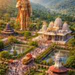चतरा झारखंड में बन रहा भव्य संकटमोचन धाम, विशाल हनुमान प्रतिमा
