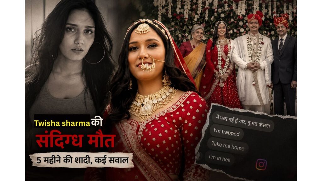 Twisha Sharma suspicious death case image, Noida woman found dead in Bhopal after 5 months of marriage, dowry harassment allegations