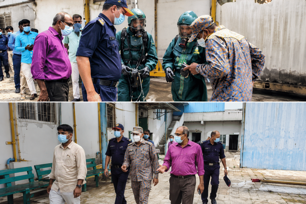 Ammonia gas leak at seafood factory in Tiruvallur Tamil Nadu