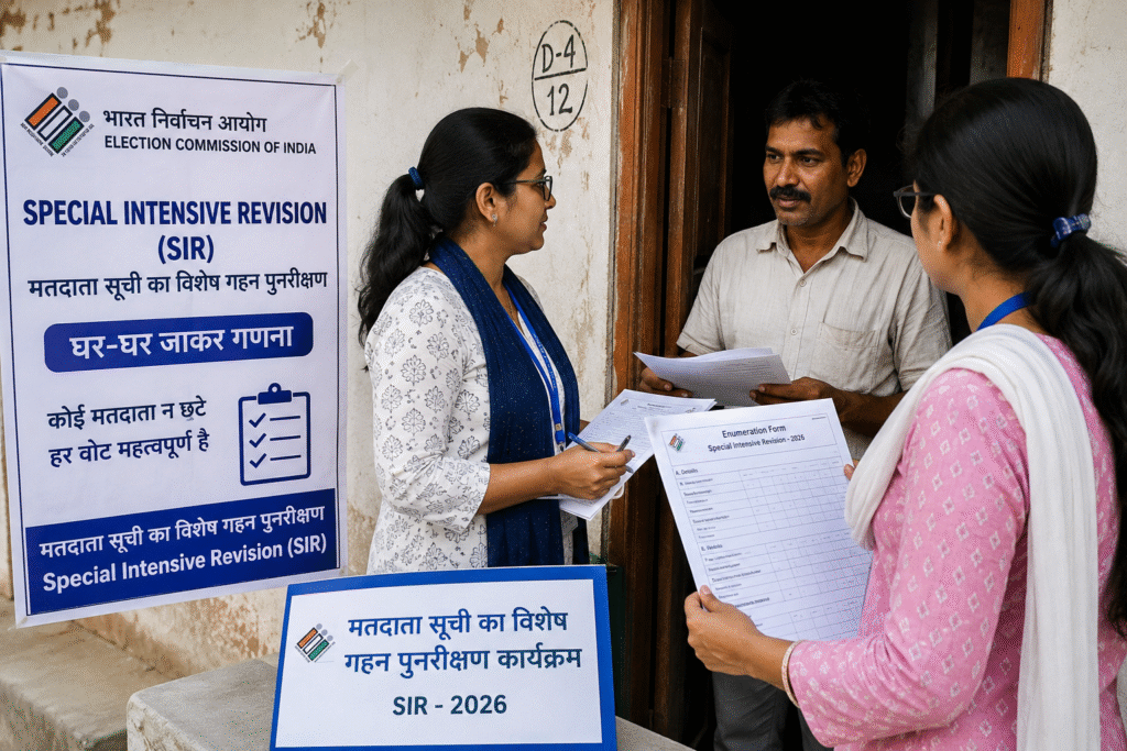 मतदाता सूची विशेष गहन पुनरीक्षण और ड्राफ्ट वोटर लिस्ट