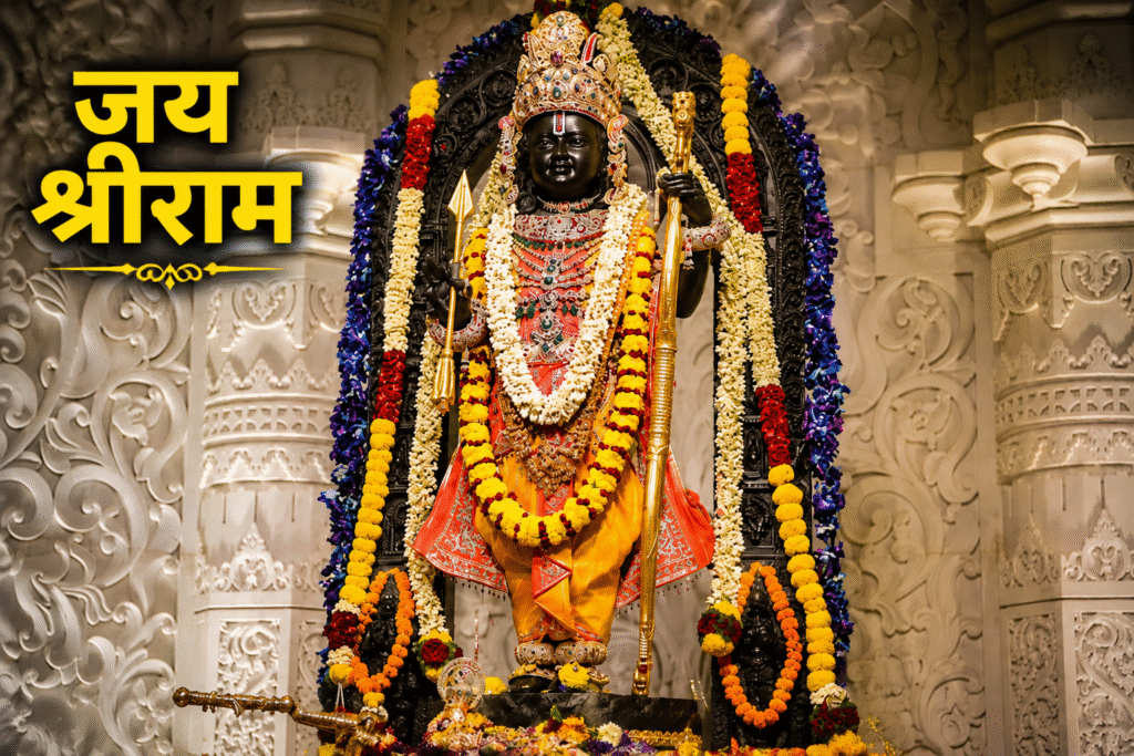 अयोध्या राम मंदिर में विराजमान रामलला की प्रतिमा, चढ़ावा विवाद 2026 से जुड़ी सांकेतिक तस्वीर।
